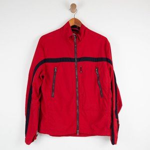 Victorinox Red Lightweight Mens Jacket Windbreaker Size L